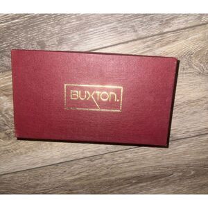 Vintage Buxton Clutch Top‎ Grain Cowhide Checkbook Wallet Coin Clasp Tan Leather